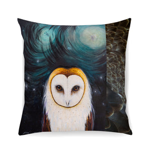 Owl Pillow - Feathers